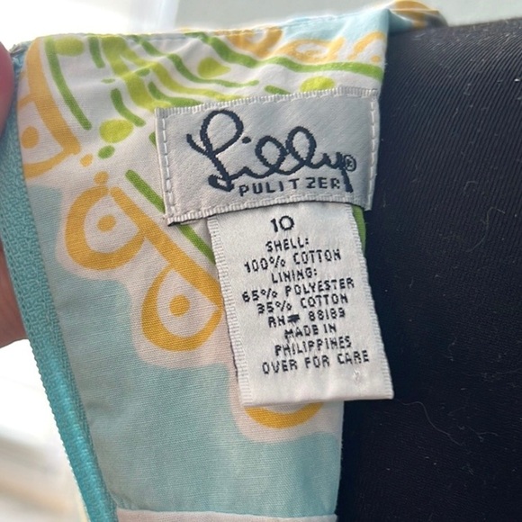 Lilly Pulitzer,Size 10, Sleeveless Dress w/ Side Bows in Gorgeous Paisley Print - Picture 2 of 8